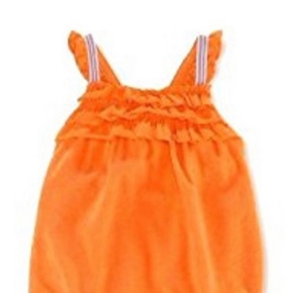 Ralph Lauren orange terry bubble with ribbon & bow 6 months - Picture 8 of 8